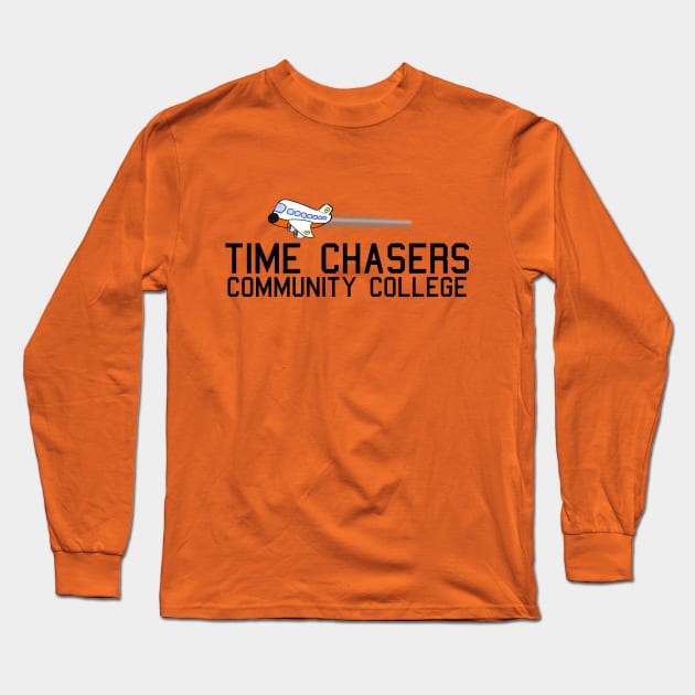 Time Chasers Community College Long Sleeve T-Shirt by gracillius